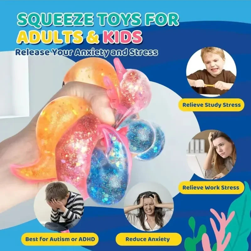 Kawaii Axolotl Sensory Squishies