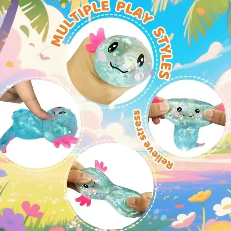 Kawaii Axolotl Sensory Squishies
