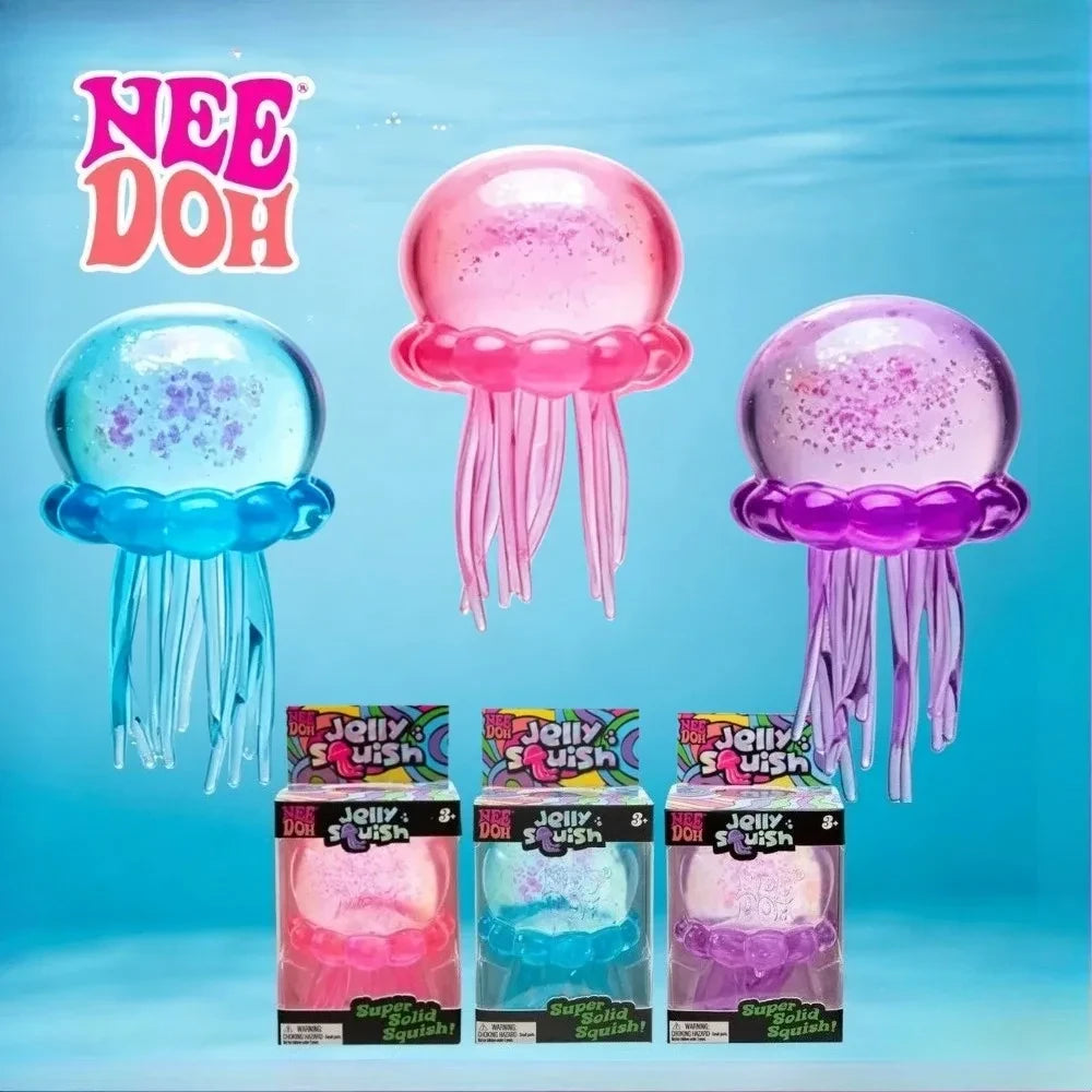 Jellyfish Square Squeeze Fidget Toy