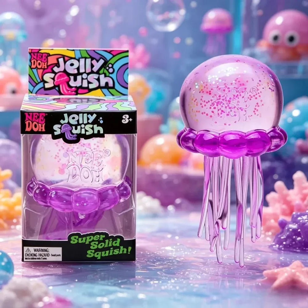 Jellyfish Square Squeeze Fidget Toy