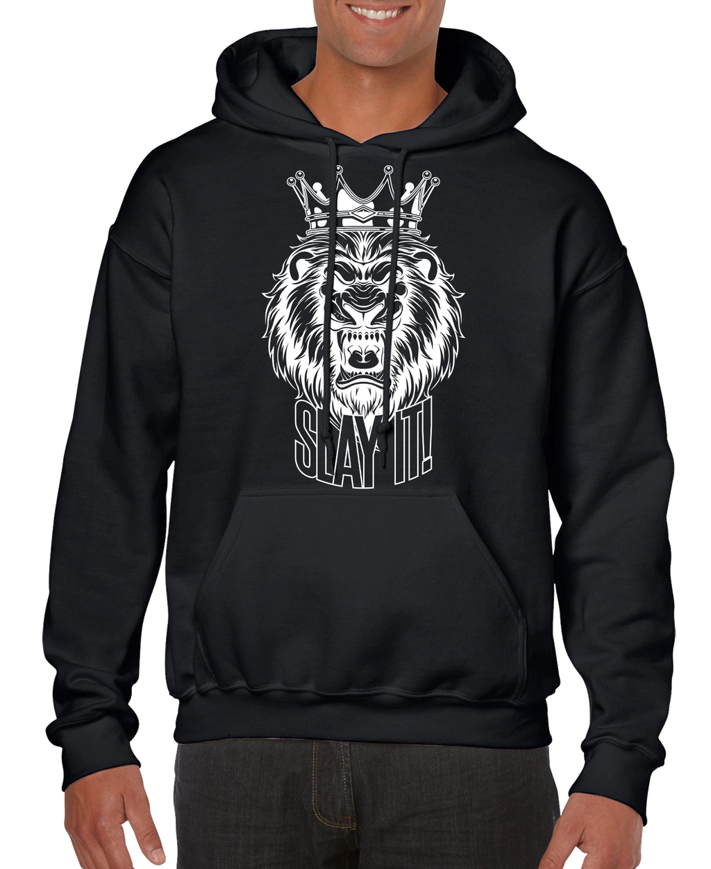 Men's Slay It Crown Graphic Hoodie