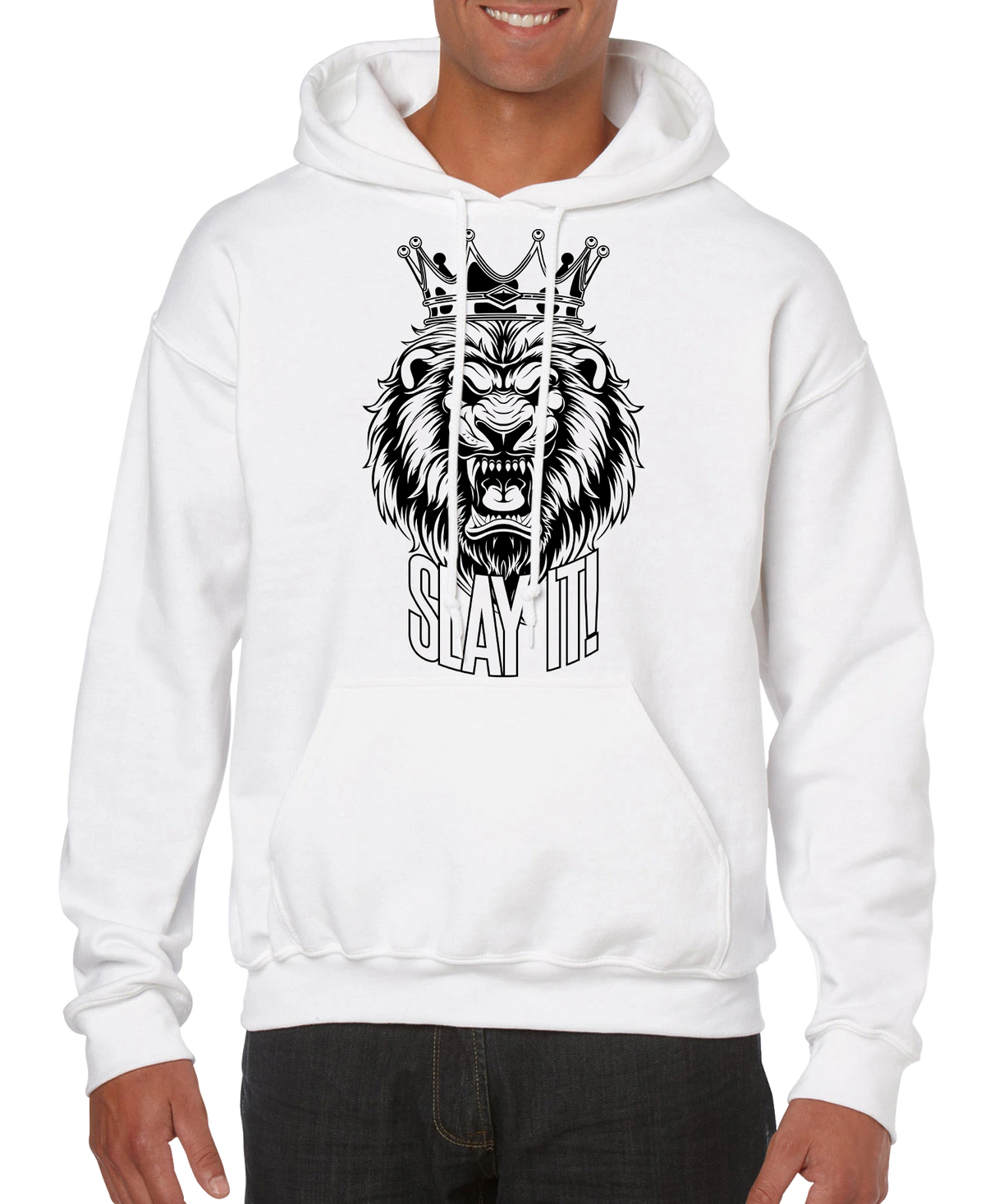 Men's Slay It Crown Graphic Hoodie
